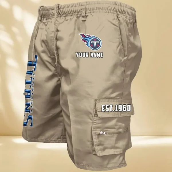 Tennessee Titans GZK-09-Men's Casual Shorts - Image 7
