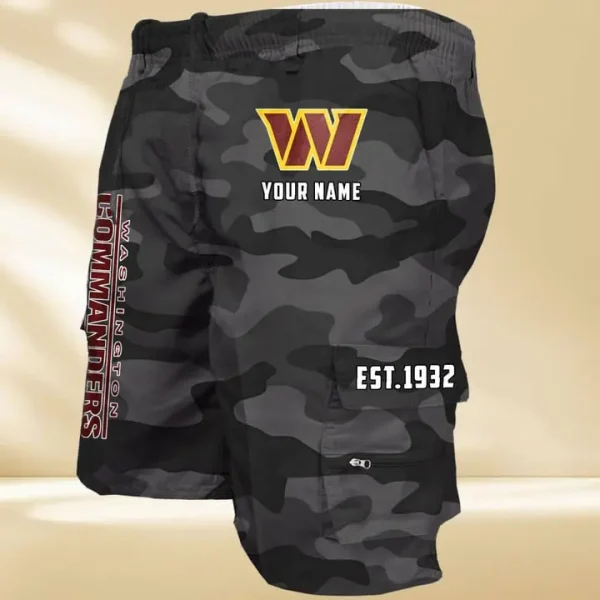 Washington Commanders GZK-09-Men's Casual Shorts - Image 4