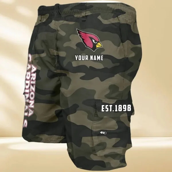 Arizona Cardinals GZK-09-Men's Casual Shorts - Image 4