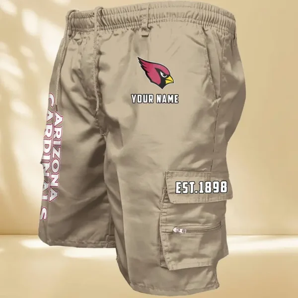 Arizona Cardinals GZK-09-Men's Casual Shorts - Image 6