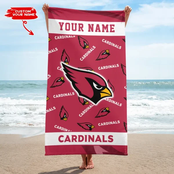 Arizona Cardinals NFL Beach Towels New 2025 AZBTOWEL387