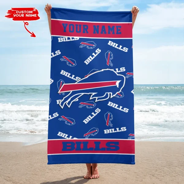 Buffalo Bills NFL Beach Towels New 2025 AZBTOWEL390
