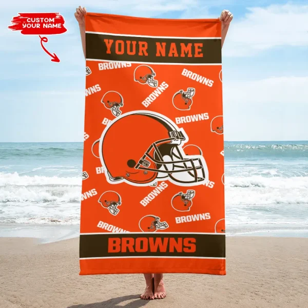 Cleveland Browns NFL Beach Towels New 2025 AZBTOWEL394