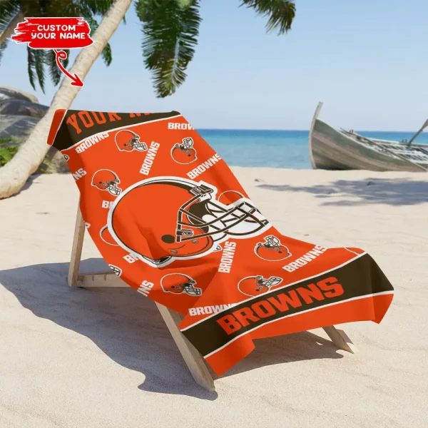Cleveland Browns NFL Beach Towels New 2025 AZBTOWEL394 - Image 2