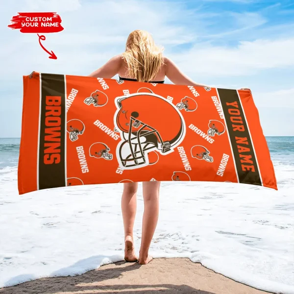 Cleveland Browns NFL Beach Towels New 2025 AZBTOWEL394 - Image 3