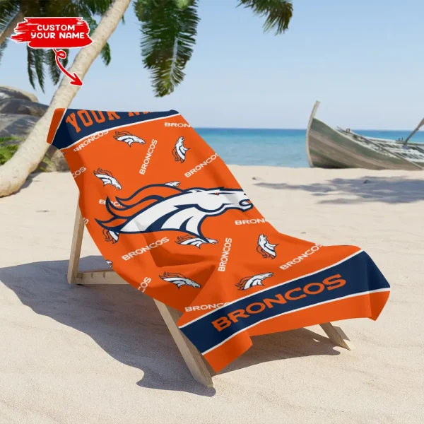 Denver Broncos NFL Beach Towels New 2025 AZBTOWEL396 - Image 2