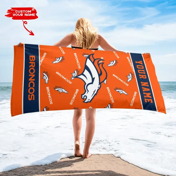 Denver Broncos NFL Beach Towels New 2025 AZBTOWEL396 - Image 3