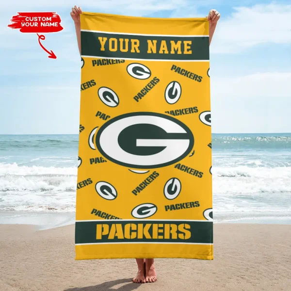 Green Bay Packers NFL Beach Towels New 2025 AZBTOWEL398