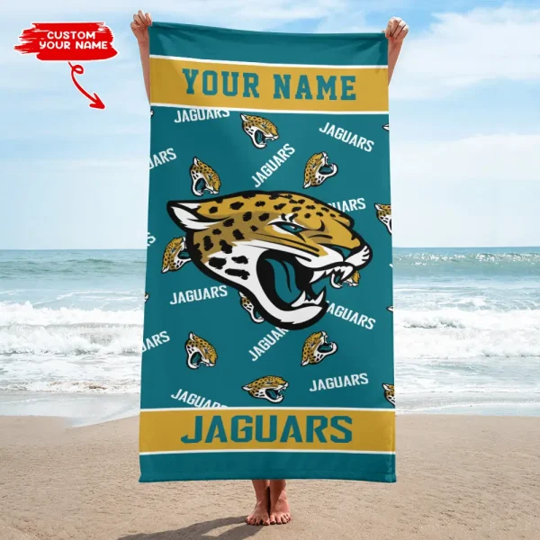 Jacksonville Jaguars NFL Beach Towels New 2025 AZBTOWEL401