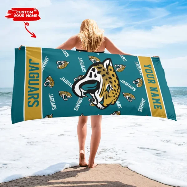 Jacksonville Jaguars NFL Beach Towels New 2025 AZBTOWEL401 - Image 2