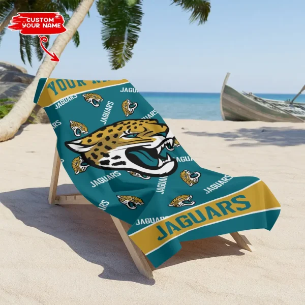 Jacksonville Jaguars NFL Beach Towels New 2025 AZBTOWEL401 - Image 3