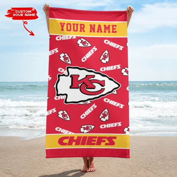 Kansas City Chiefs NFL Beach Towels New 2025 AZBTOWEL402