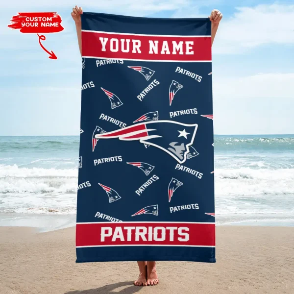 New England Patriots NFL Beach Towels New 2025 AZBTOWEL408