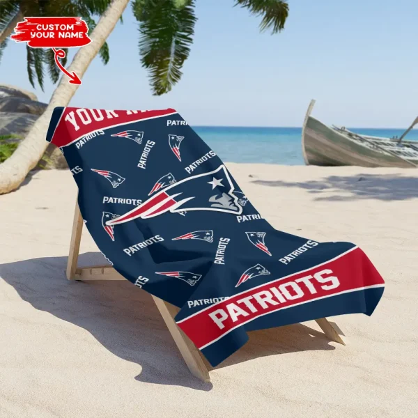 New England Patriots NFL Beach Towels New 2025 AZBTOWEL408 - Image 2