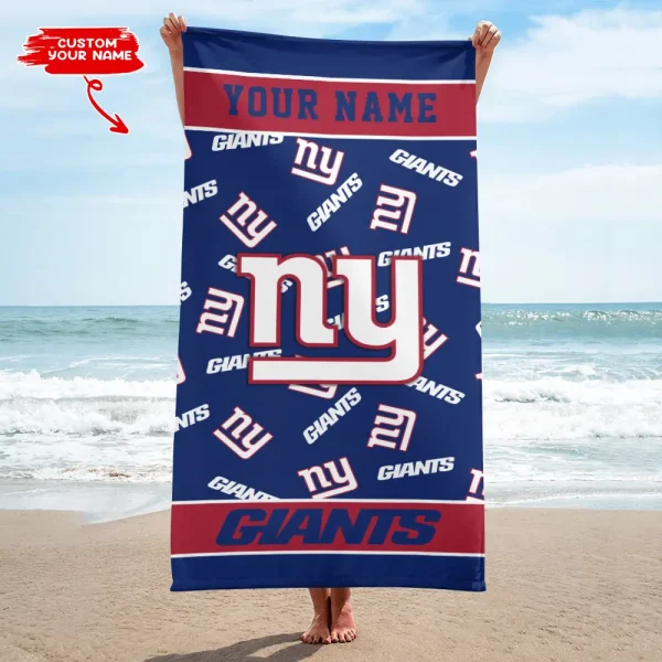 New York Giants NFL Beach Towels New 2025 AZBTOWEL410