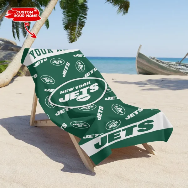 New York Jets NFL Beach Towels New 2025 AZBTOWEL411 - Image 2