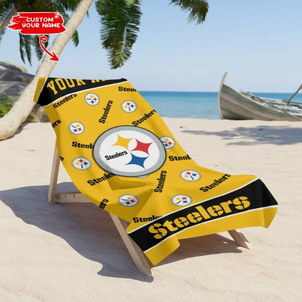 Pittsburgh Steelers NFL Beach Towels New 2025 AZBTOWEL413 - Image 2