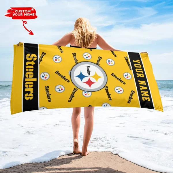 Pittsburgh Steelers NFL Beach Towels New 2025 AZBTOWEL413 - Image 3