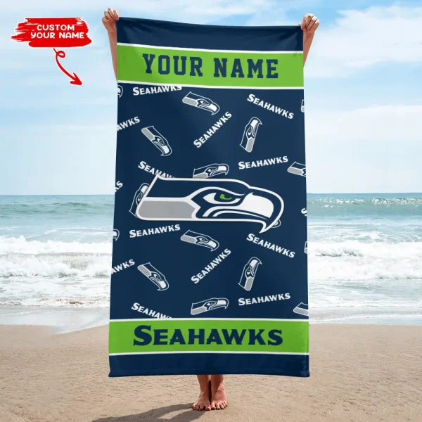 Seattle Seahawks NFL Beach Towels New 2025 AZBTOWEL415