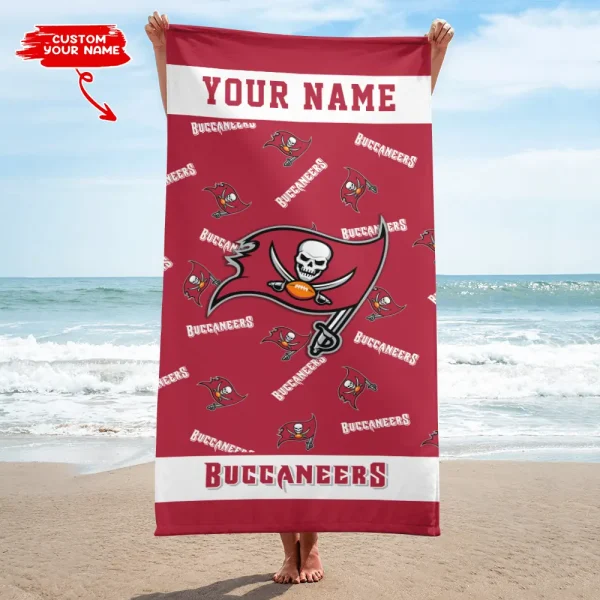 Tampa Bay Buccaneers NFL Beach Towels New 2025 AZBTOWEL416