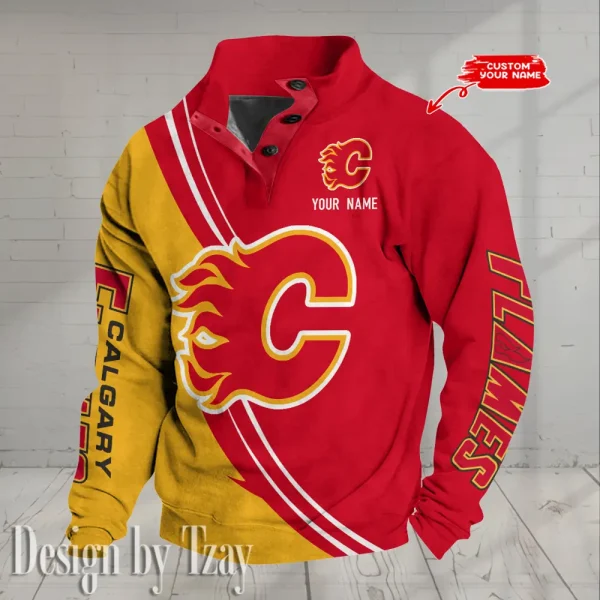 Calgary Flames NHL Standard Pullover Sweatshirt Trending 2025 S9DBSCH1737