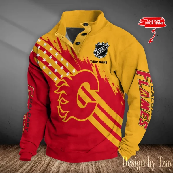 Calgary Flames NHL Standard Pullover Sweatshirt Trending 2025 S9DBSCH1767