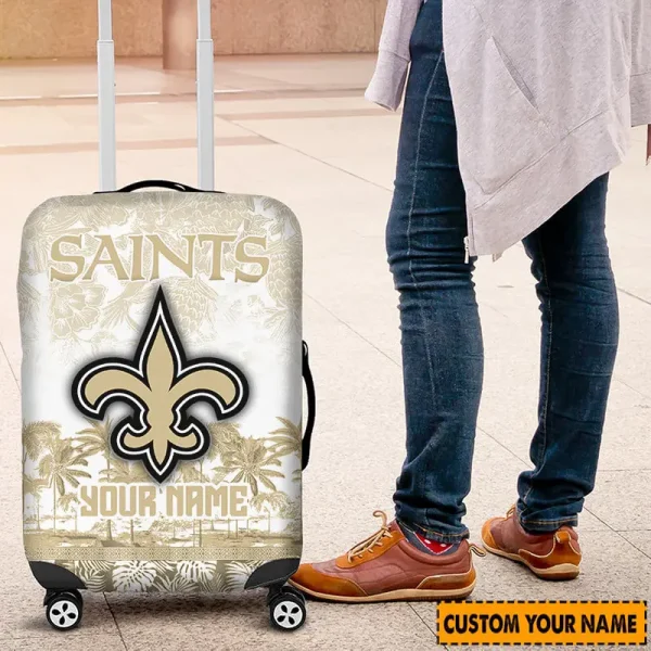 New Orleans Saints Suitcase Cover Best Gift For Fan SPTLUCO001 - Image 2