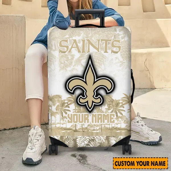New Orleans Saints Suitcase Cover Best Gift For Fan SPTLUCO001 - Image 3
