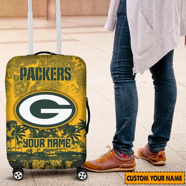Green Bay Packers Suitcase Cover Best Gift For Fan SPTLUCO005 - Image 2