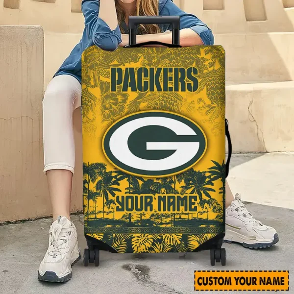 Green Bay Packers Suitcase Cover Best Gift For Fan SPTLUCO005 - Image 3
