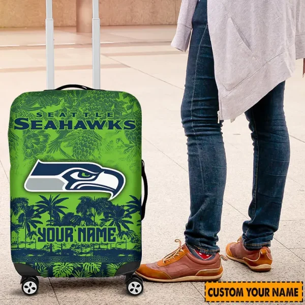Seattle Seahawks Suitcase Cover Best Gift For Fan SPTLUCO006 - Image 2