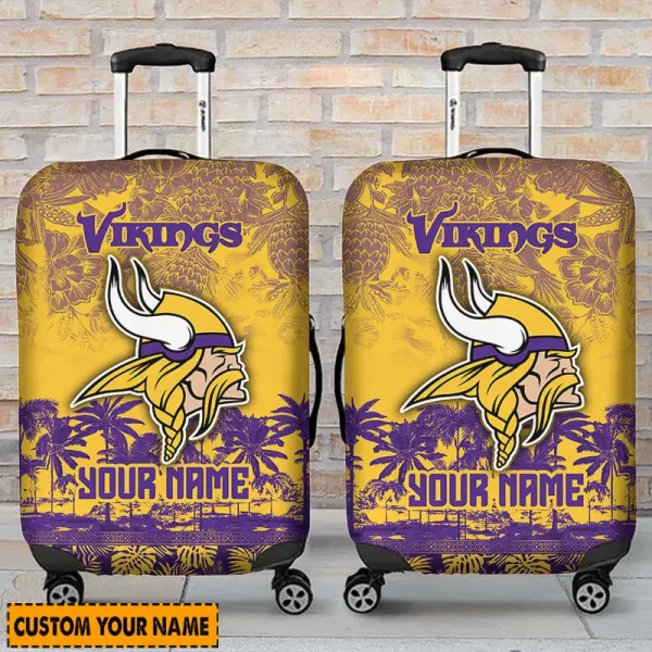 Minnesota Vikings Suitcase Cover Best Gift For Fan SPTLUCO007