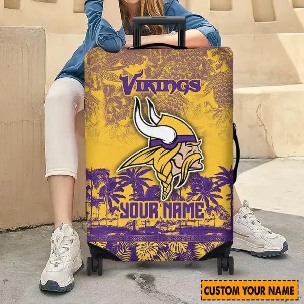 Minnesota Vikings Suitcase Cover Best Gift For Fan SPTLUCO007 - Image 3