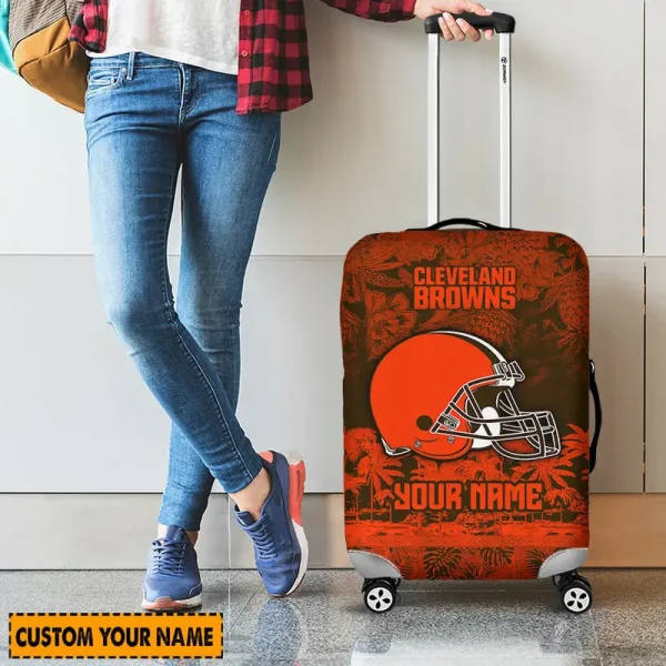 Cleveland Browns Suitcase Cover Best Gift For Fan SPTLUCO016 - Image 2