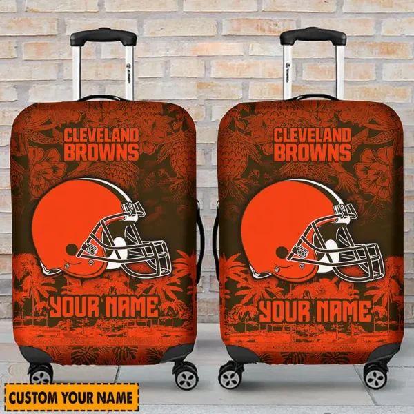 Cleveland Browns Suitcase Cover Best Gift For Fan SPTLUCO016