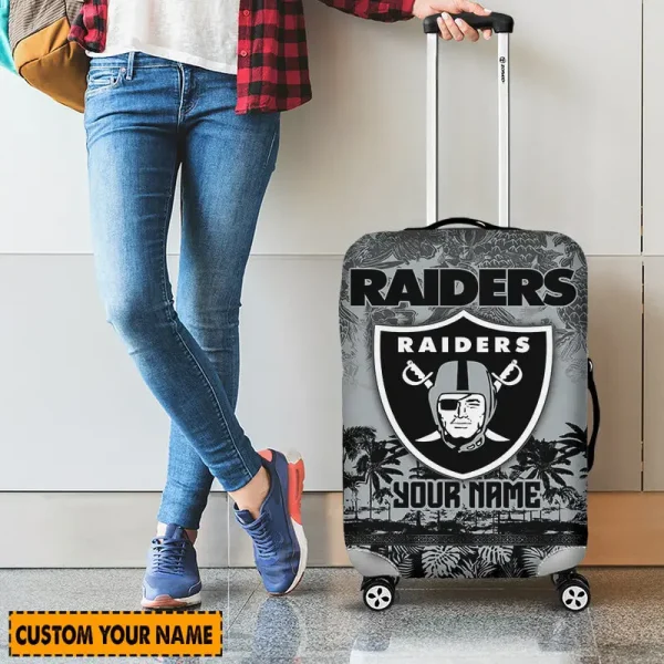 Las Vegas Raiders Suitcase Cover Best Gift For Fan SPTLUCO020 - Image 2