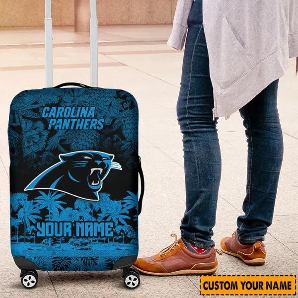 Carolina Panthers Suitcase Cover Best Gift For Fan SPTLUCO027 - Image 2