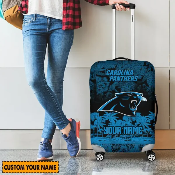 Carolina Panthers Suitcase Cover Best Gift For Fan SPTLUCO027 - Image 4