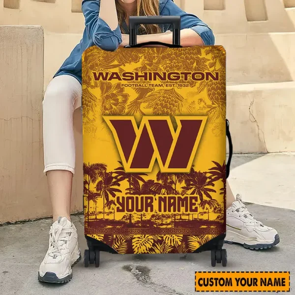 Washington Commanders Suitcase Cover Best Gift For Fan SPTLUCO031 - Image 3