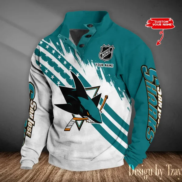 San Jose Sharks NHL Standard Pullover Sweatshirt Trending 2025 S9DBSCH1790