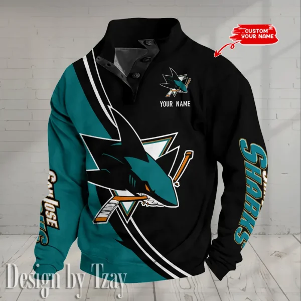 San Jose Sharks NHL Standard Pullover Sweatshirt Trending 2025 S9DBSCH1755