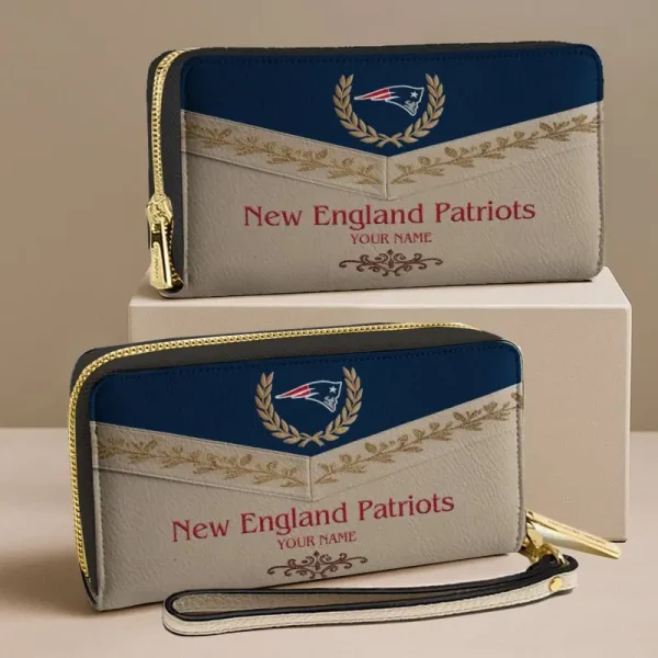 New England Patriots NFL Woman Clutch Purse Wallet Special Style