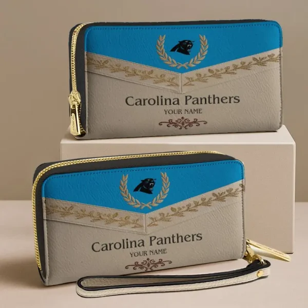 Carolina Panthers NFL Woman Clutch Purse Wallet Special Style