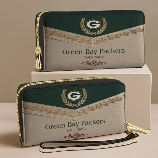 Green Bay Packers NFL Woman Clutch Purse Wallet Special Style
