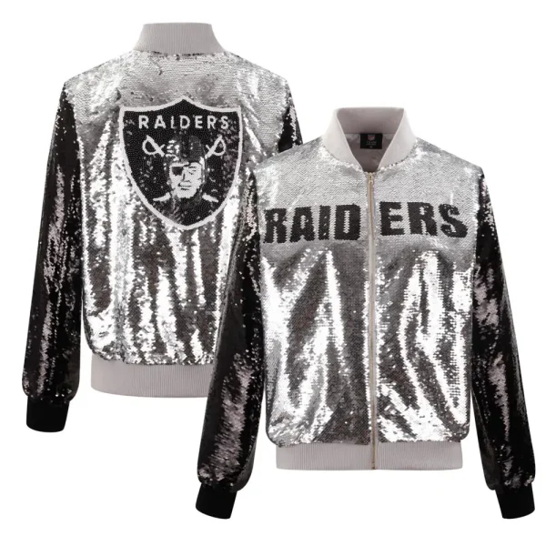 Las Vegas Raiders NFL Sequin Jacket