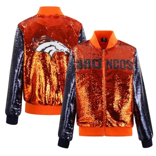 Denver Broncos NFL Sequin Jacket