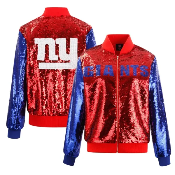 New York Giants NFL Sequin Jacket