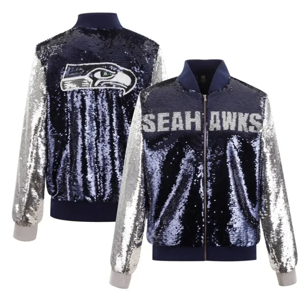 Seattle Seahawks NFL Sequin Jacket