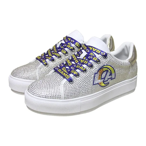 Los Angeles Rams NFL Team Crystal Shoes