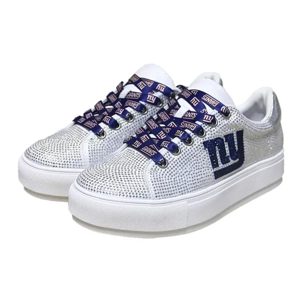 New York Giants NFL Team Crystal Shoes
